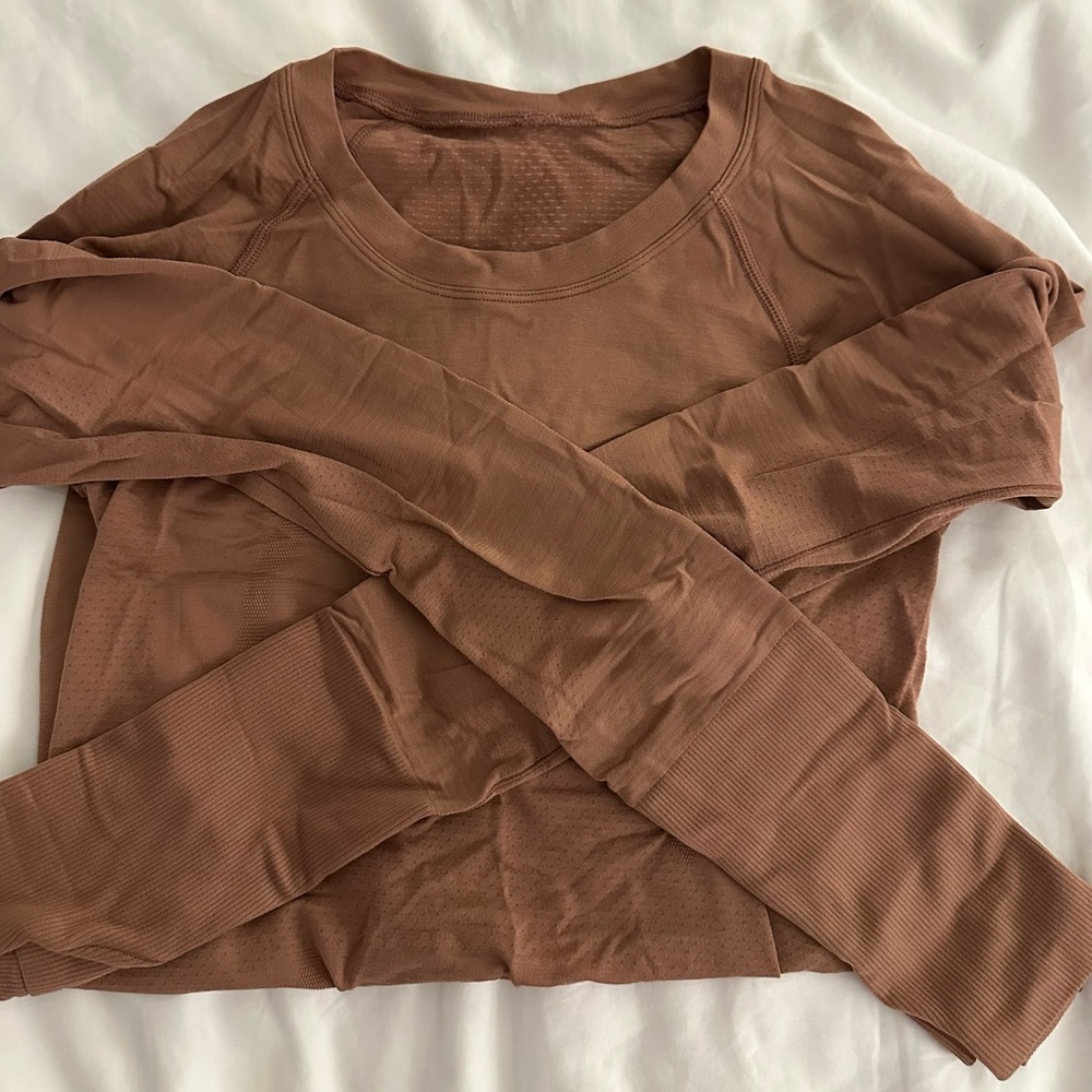 lululemon athletica Copper long sleeve swiftly tech 2.0